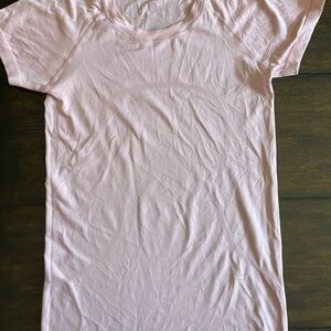 Lululemon Athletica Light Pink Short Sleeve Tee